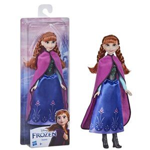 Disney Frozen Shimmer Anna Fashion Doll, Skirt, Shoes, and Long Red Hair